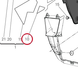 Decalcomanie droite — réf. 4381M881A | Ducati Store