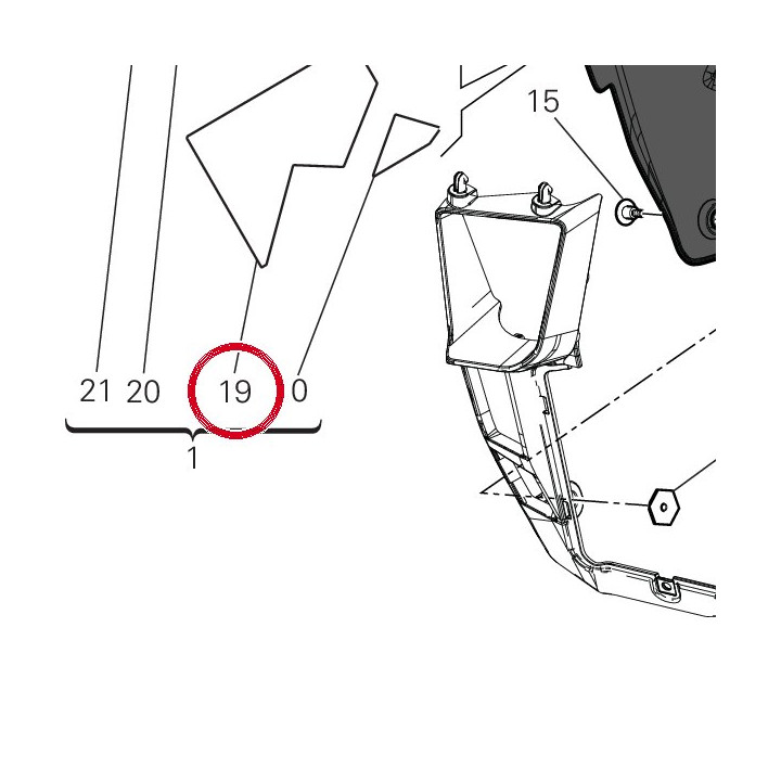Decalcomanie inférieur — réf. 4381M901A | Ducati Store