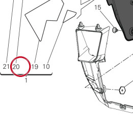 Decalcomanie droite — réf. 4381M921A | Ducati Store