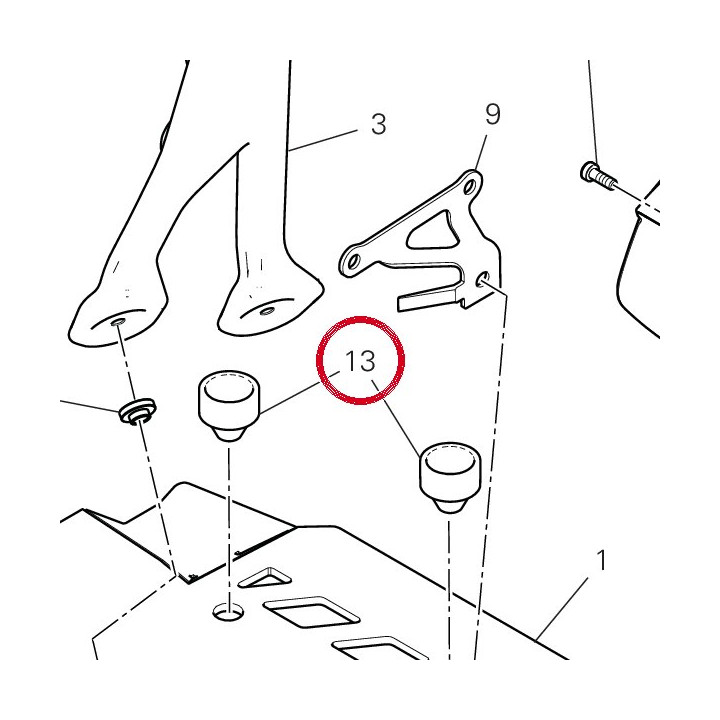 Tampon 86613841A — réf. 86613841A | Ducati Store