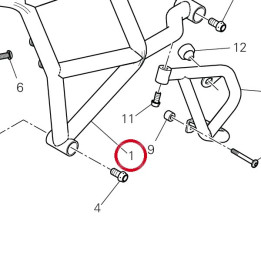 Protection gauche — réf. 96711931AB | Ducati Store