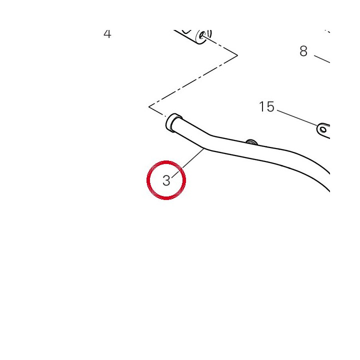 Traverse inférieur — réf. 96711941BB | Ducati Store
