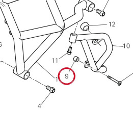 Entretoise 97612661A — réf. 97612661A | Ducati Store