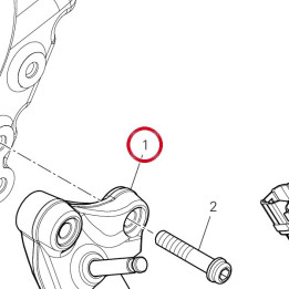 Support béquille lateral — réf. 55621581AB | Ducati Store