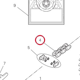 Chain 109+1 67641851A — réf. 67641851A | Ducati Store