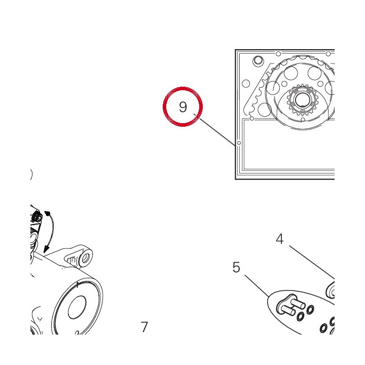 Kit transmission secondaire — réf. 67621541A | Ducati Store