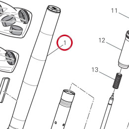 Fourche complète droit — réf. 34421613A | Ducati Store