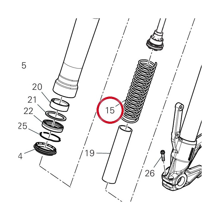Ressort 34915691A — réf. 34915691A | Ducati Store