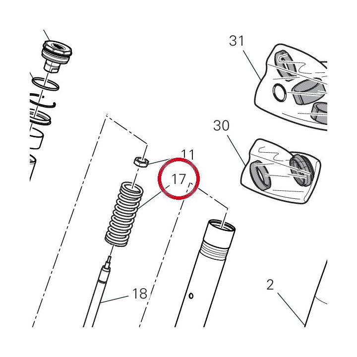 Ressort 34915611A — réf. 34915611A | Ducati Store