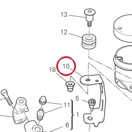 Support réservoir huile — réf. 8291V671AA | Ducati Store