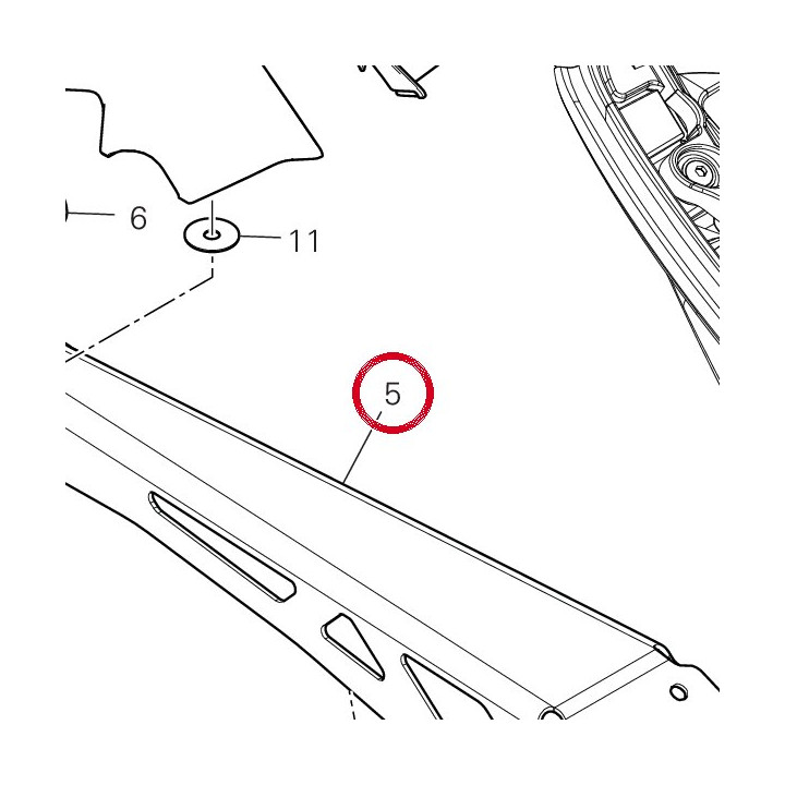 Support de plaque — réf. 56116571AA | Ducati Store