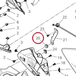 Caoutchouc 76410291A — réf. 76410291A | Ducati Store