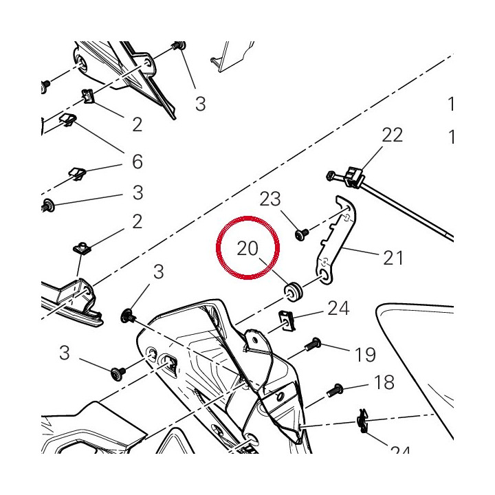 Caoutchouc 76410291A — réf. 76410291A | Ducati Store