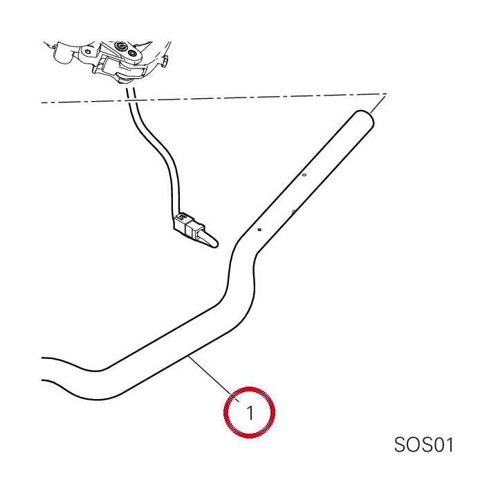 Guidon 36016641AA — réf. 36016641AA | Ducati Store