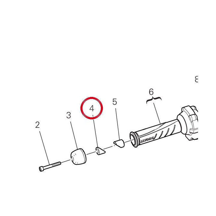 Entretoise 71015041A — réf. 71015041A | Ducati Store