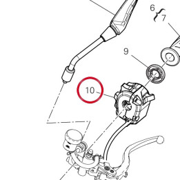 Commutateur gauche 65110671B — réf. 65110671B | Ducati Store