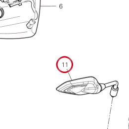 Rétroviseur droit 52310821A — réf. 52310821A | Ducati Store