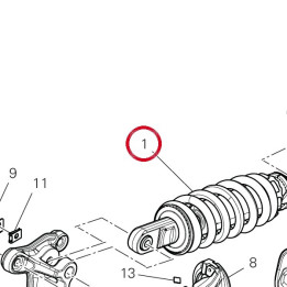 Amortisseur arrière — réf. 36522802B | Ducati Store