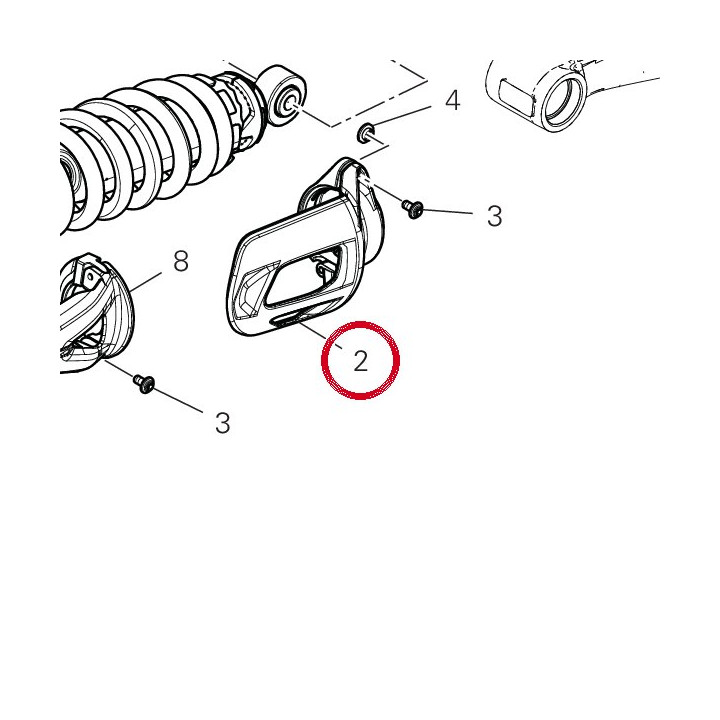 Protection 4602U112A — réf. 4602U112A | Ducati Store