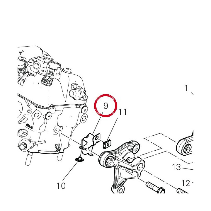 Étrier arrière 8291V471AA — réf. 8291V471AA | Ducati Store