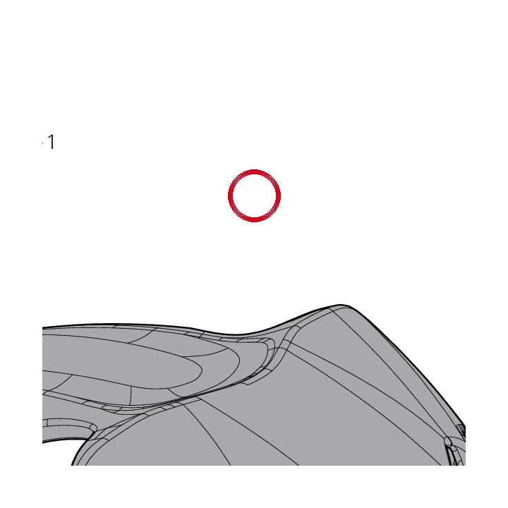 Garde-Boue avant 563P0011AA — réf. 563P0011AA | Ducati Store