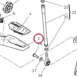 Repose-Pieds avant gauche — réf. 46411401AA | Ducati Store