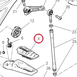 Couvre-Repose-Pied — réf. 76510261A | Ducati Store