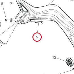 Pivot Repose-Pieds — réf. 82115101AA | Ducati Store