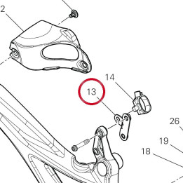 Equerre Passe-Tube — réf. 75813101AA | Ducati Store