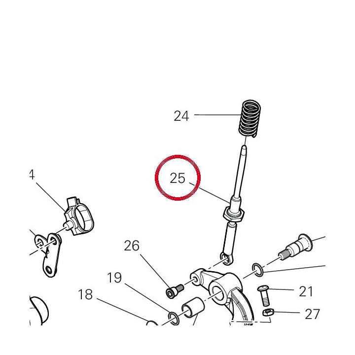 Tige 11724112AA — réf. 11724112AA | Ducati Store