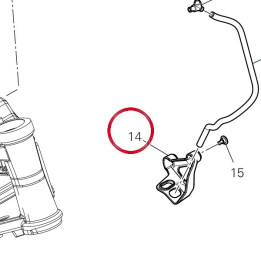 Drain pipe valve bracket — réf. 8291V701A | Ducati Store
