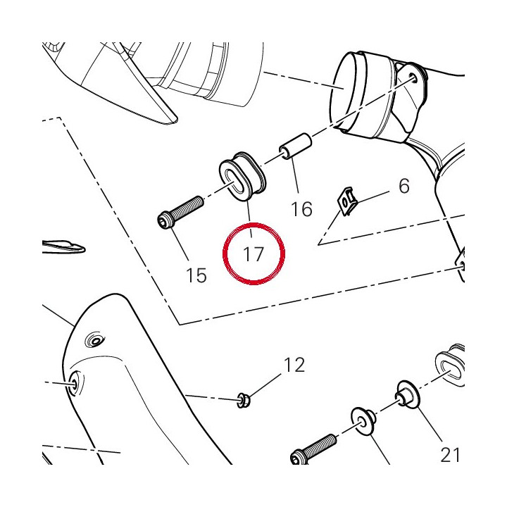 Caoutchouc 76417711A — réf. 76417711A | Ducati Store