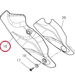 Pare-Chaleur 4601T351A — réf. 4601T351A | Ducati Store