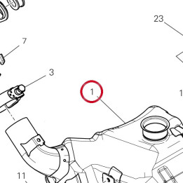 Presilencieux 57212631A — réf. 57212631A | Ducati Store