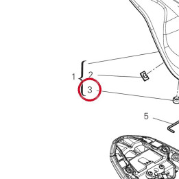 Caoutchouc support selle — réf. 86612221A | Ducati Store
