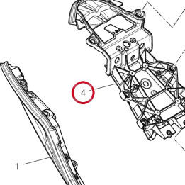 Codone inferiore 48312542A — réf. 48312542A | Ducati Store