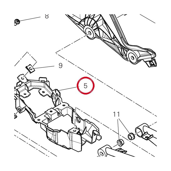 Cache centrale 8291T901A — réf. 8291T901A | Ducati Store