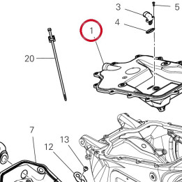 Coperchio superiore airbox — réf. 24718581A | Ducati Store