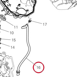 Tuyau drainage airbox — réf. 59018573A | Ducati Store