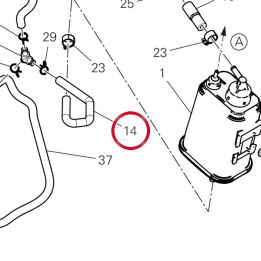 Tuyau échappement 93513421A — réf. 93513421A | Ducati Store