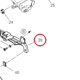 Bride supérieur 8291V491A — réf. 8291V491A | Ducati Store