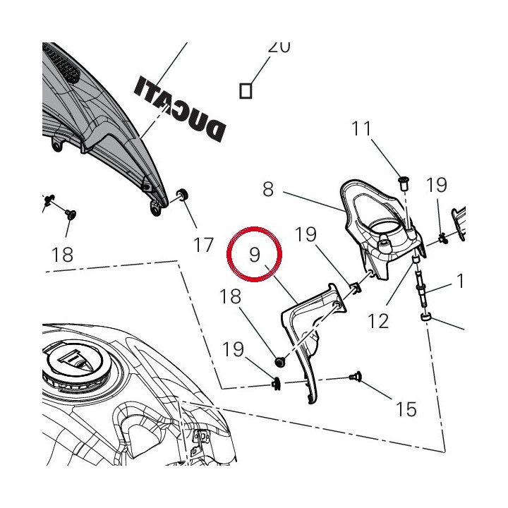 Casquette droite cadre — réf. 4601Q062A | Ducati Store