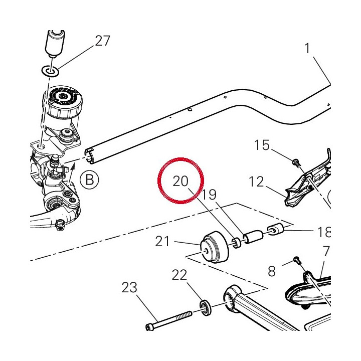 Entretoise 71314561A — réf. 71314561A | Ducati Store