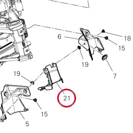 Support cache 8291T821A — réf. 8291T821A | Ducati Store