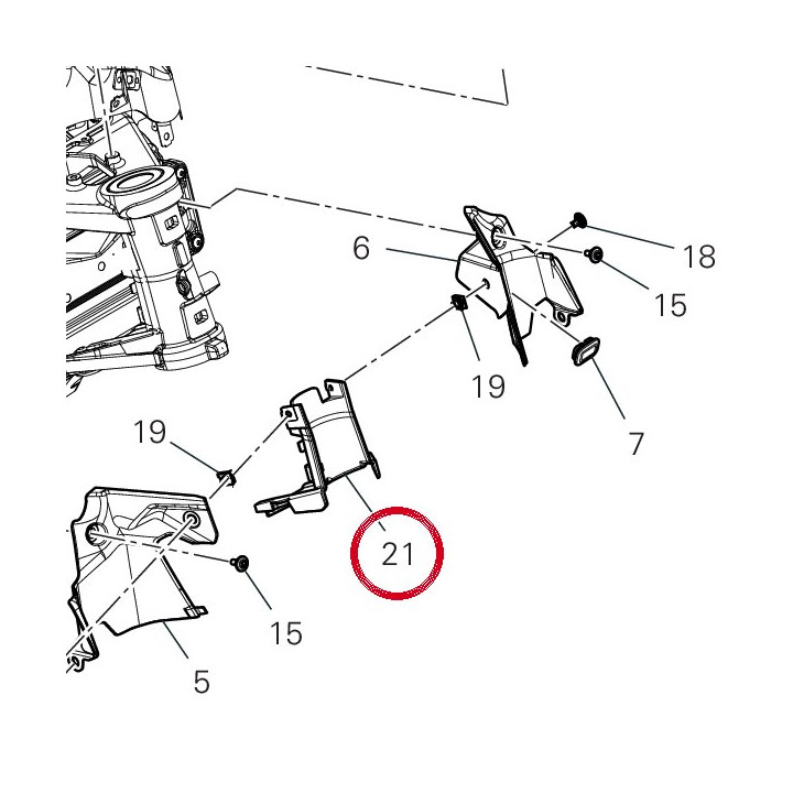 Support cache 8291T821A — réf. 8291T821A | Ducati Store