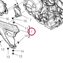Panneau lateral droit — réf. 460PT241A | Ducati Store