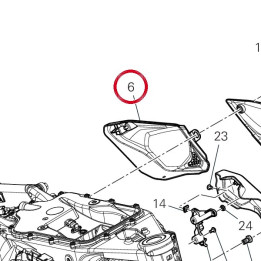 Couvercle gauche culasse — réf. 4601T291A | Ducati Store