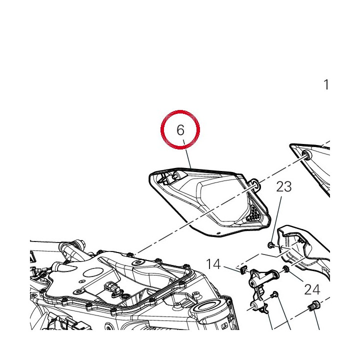 Couvercle gauche culasse — réf. 4601T291A | Ducati Store