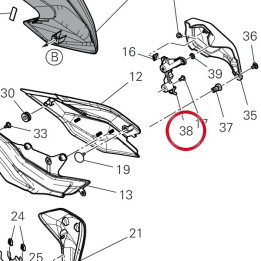 Support connecteur 8291Q231A — réf. 8291Q231A | Ducati Store