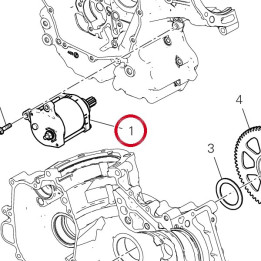 Démarreur électrique — réf. 27040213A | Ducati Store